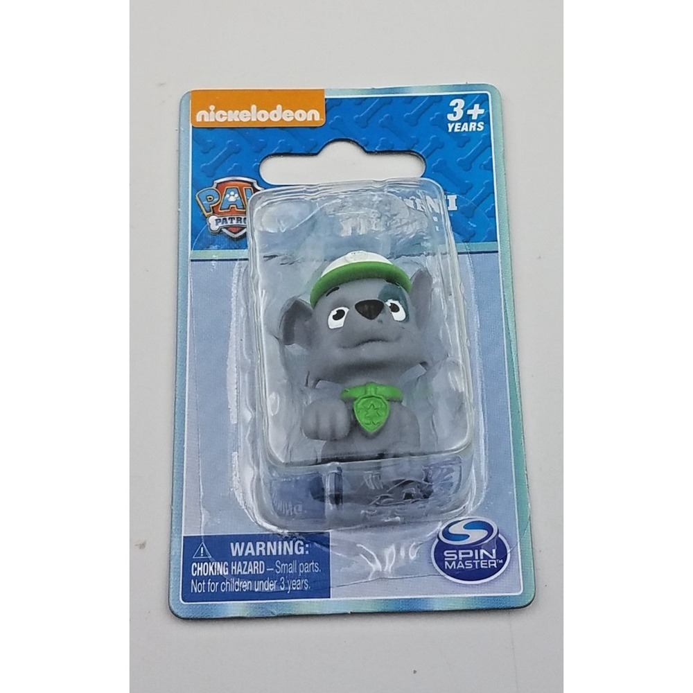 Rocky, Nickelodeon 2" Paw Patrol Mini Figure/Cake Topper by Spinmaster
